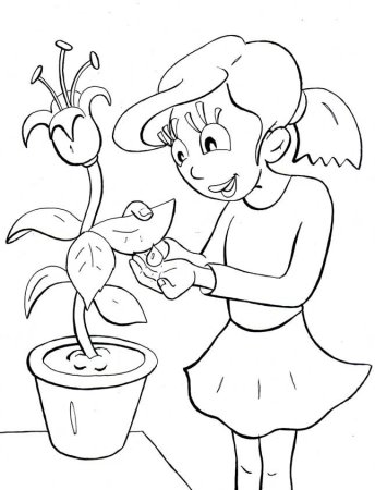 Раскраска. Весна