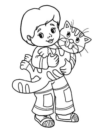 Раскраски на тему Дружба