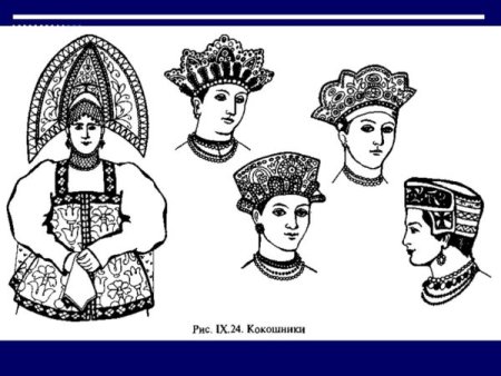 Снегурочка в кокошнике раскраска