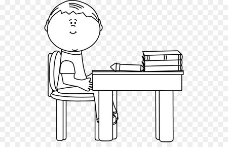 Парта раскраска для детей