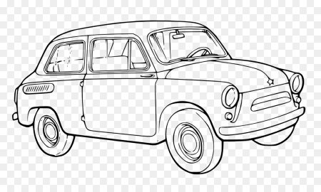 ЗАЗ 965 раскраска