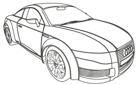 Автомобили (раскраски)