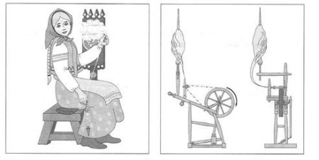 Конструкция и декор прялки