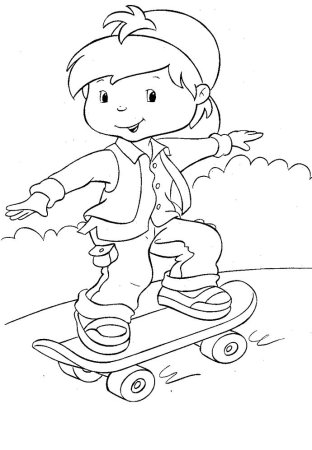 Спортивные раскраски для детей