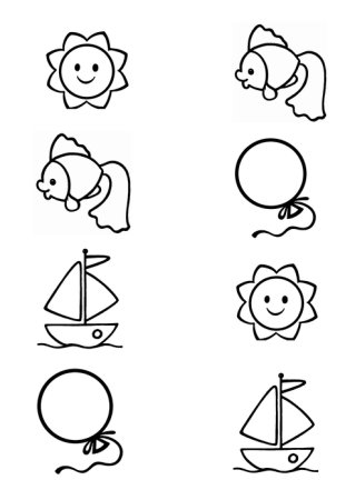 Задания для дошкольников Найди одинаковые