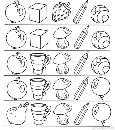 Задание на мелкую моторику для детей 5 лет