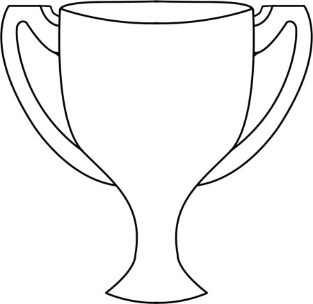 Трафарет кубки