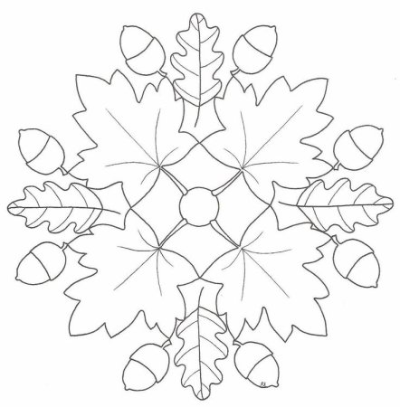 Осенний букет раскраска для детей