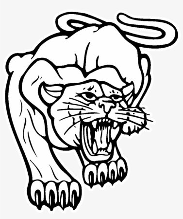 Пантера раскраска для детей