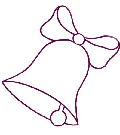 Колокольчик раскраска