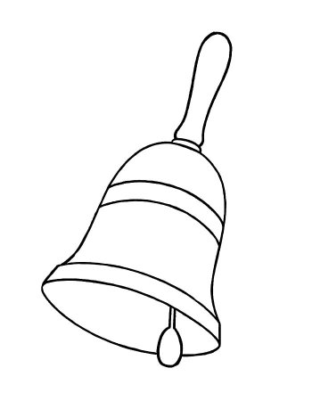 Колокольчик шаблон