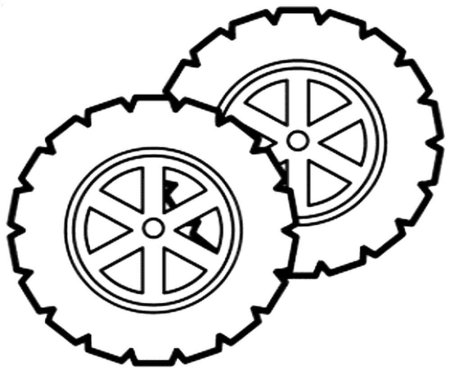 Колесо раскраска