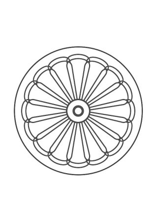 Колеса для разукрашивания