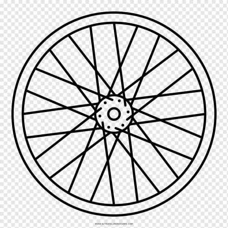 Колесо раскраска для детей