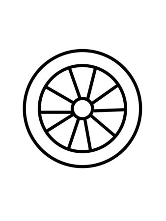 Колесо обозрения нарисовать