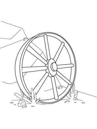 Шина раскраска для детей