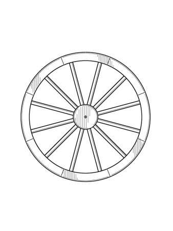 Колесо обозрения рисунок