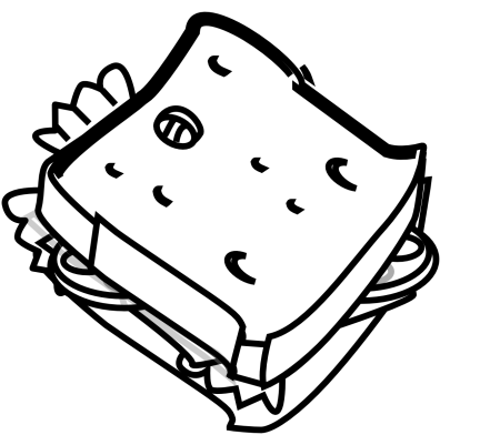 Завтрак для раскрашивания