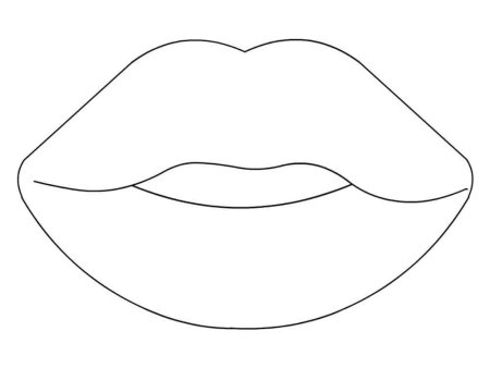 Губы раскраска