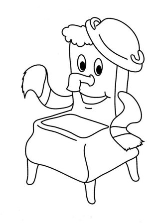 Раскраска Мойдодыр