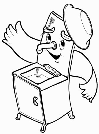 Раскраска Мойдодыр Чуковский