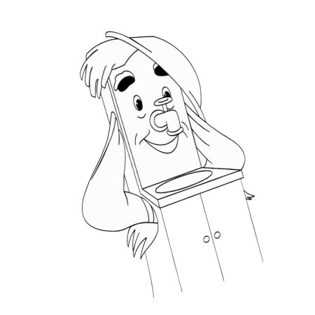 Раскраски к произведению Чуковского Мойдодыр