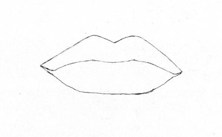 Губы раскраска