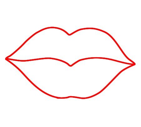 Контур губ
