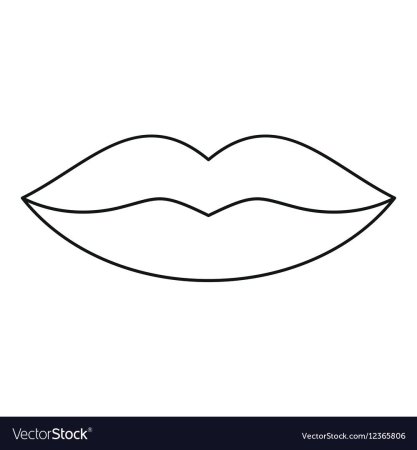 Губы для раскрашивания