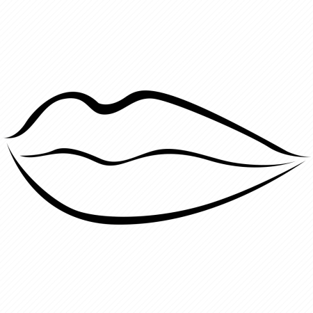 Губы не цветные