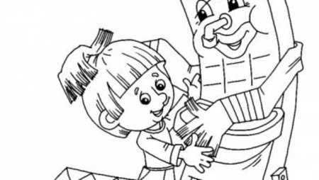 Сказки Чуковского раскраски Мойдодыр