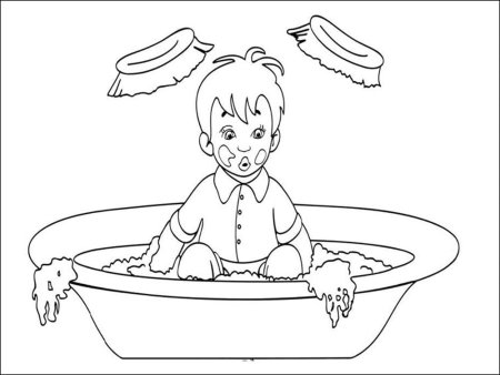 Книжка раскраска корней Чуковский Мойдодыр