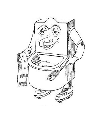 Раскраска Мойдодыр