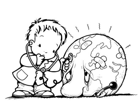 Экология раскраска