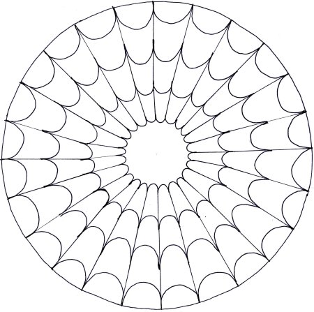 Орнамент в круге для детей