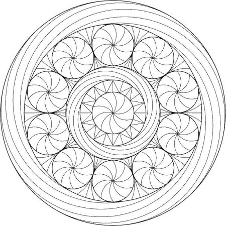 Орнамент в круге