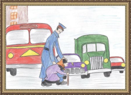 Милиционер раскраска для детей