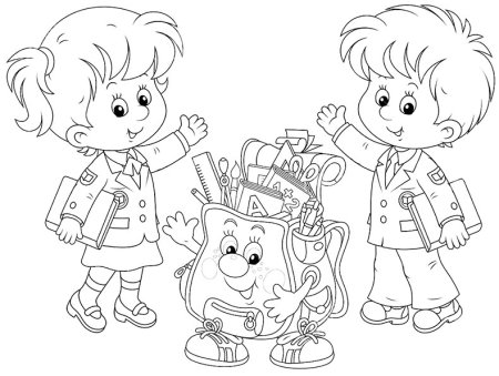 Ученик раскраска для детей