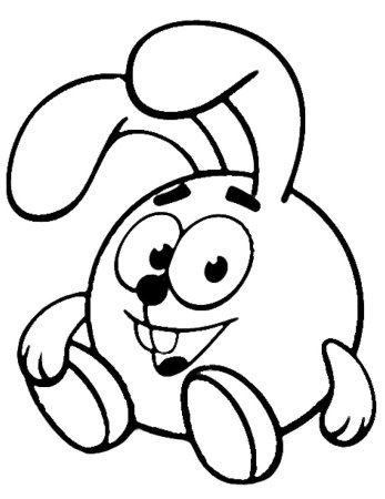 Смешарики раскраска для детей Крош