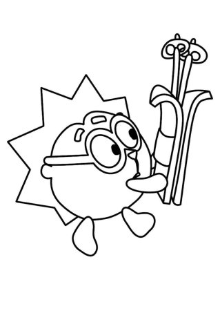 Раскраска «Смешарики»