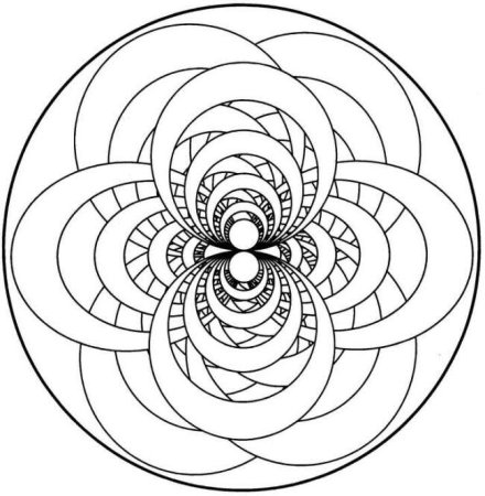 Мандала денежная спираль