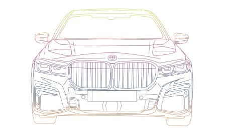 BMW x7 Blueprint