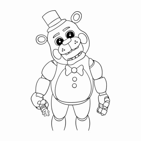 Фантайм Фредди раскраска
