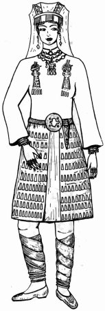 Поволжья Марийский национальный костюм мужской