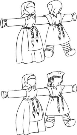 Куклы для подарка молодоженам в старину