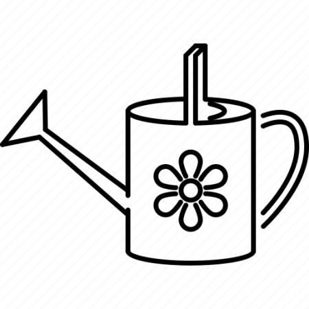 Лейка раскраска