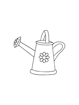 Лейка трафарет