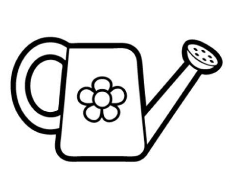 Лейка раскраска