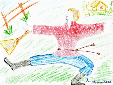 Народные танцы раскраска