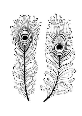 Джутовая филигрань Жар птица